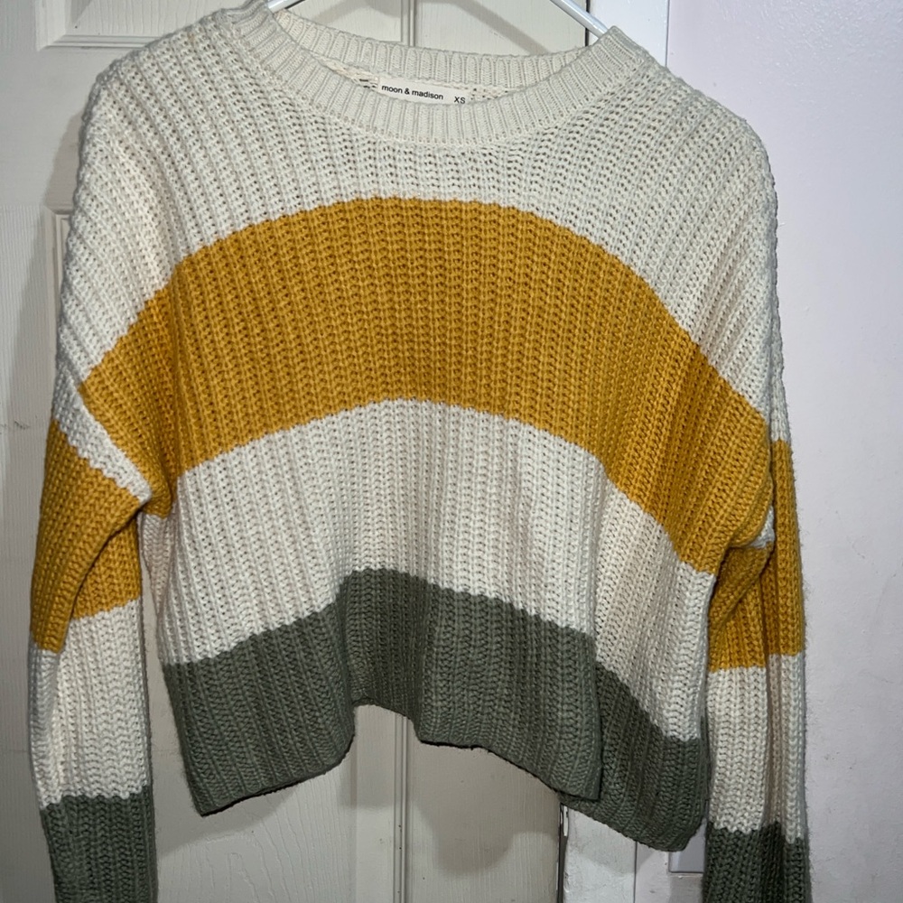 Colorblock Knit Sweater